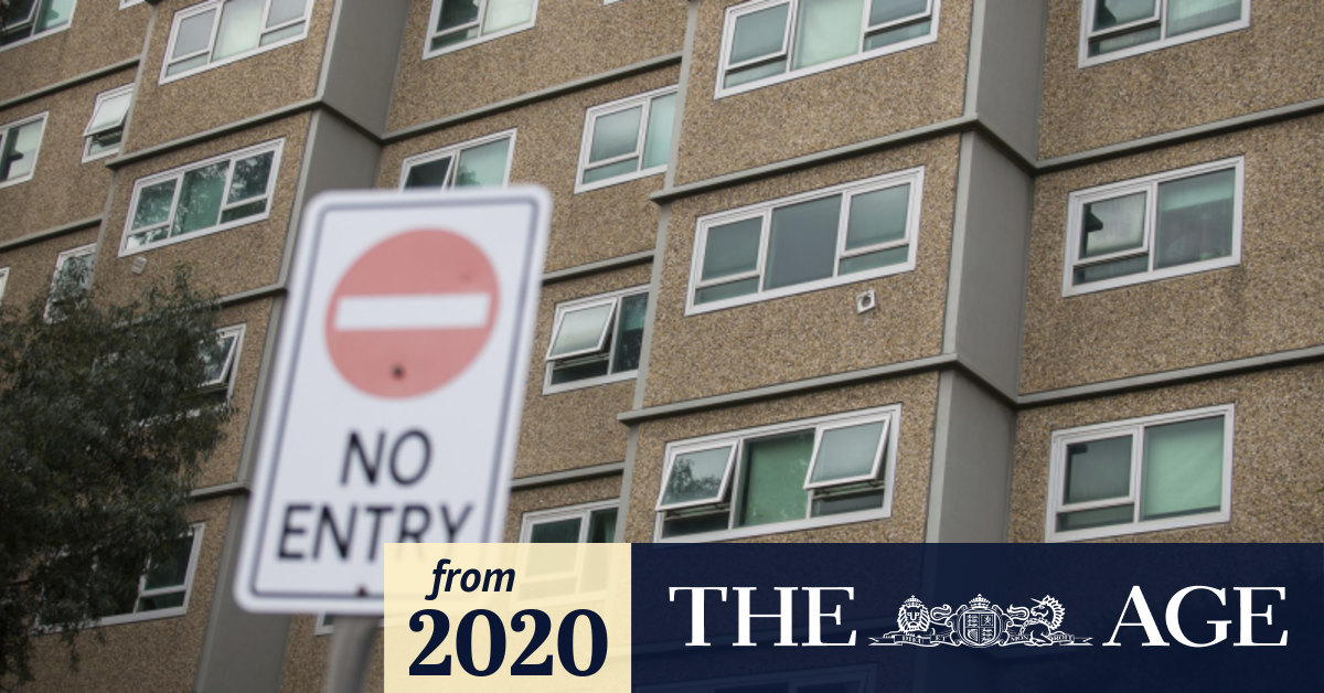 Coronavirus Victoria Melbourne public housing tenants to remain under